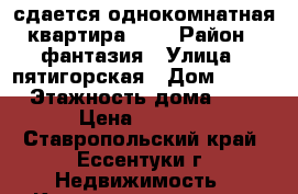 сдается однокомнатная квартира 2/7 › Район ­ фантазия › Улица ­ пятигорская › Дом ­ 114 › Этажность дома ­ 7 › Цена ­ 9 000 - Ставропольский край, Ессентуки г. Недвижимость » Квартиры аренда   . Ставропольский край,Ессентуки г.